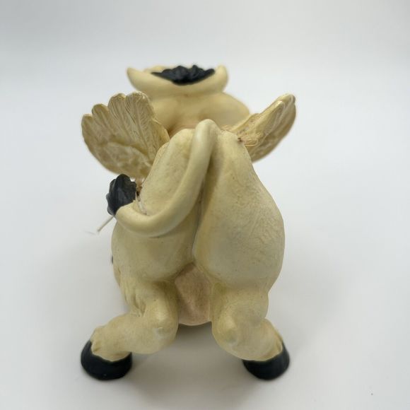 Holy Cow! 1994 Pete Apsit Angel Cow Figurine Folk Art Sculpture 4.25” - Picture 3 of 8